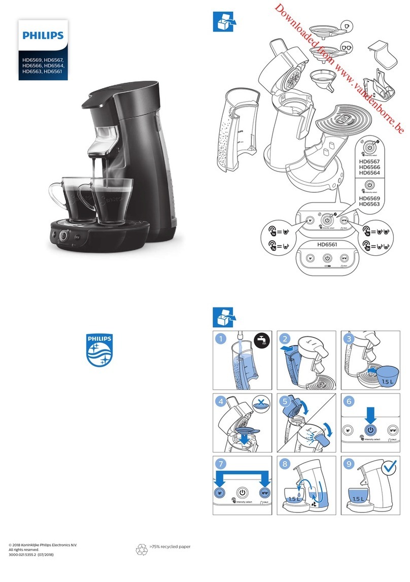 Philips Senseo HD6569 User manual