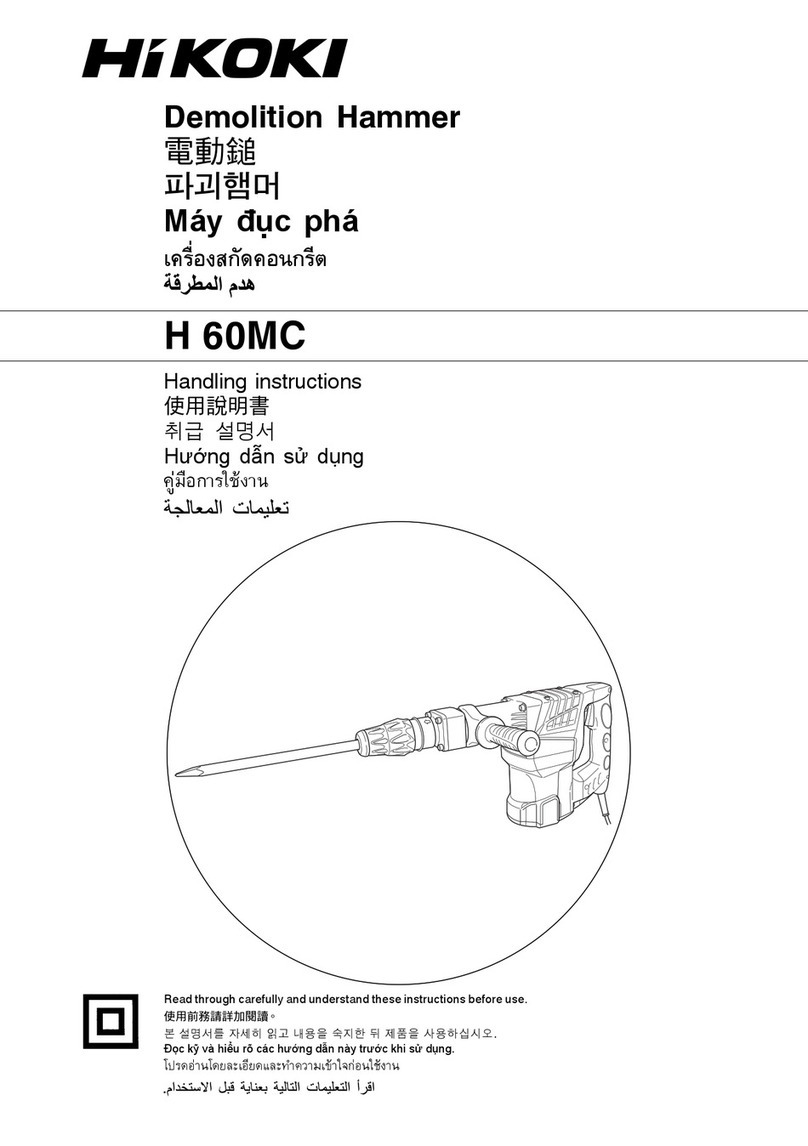 HIKOKI H 60MC User manual