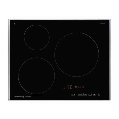 DeDietrich DTI716X Quick start guide