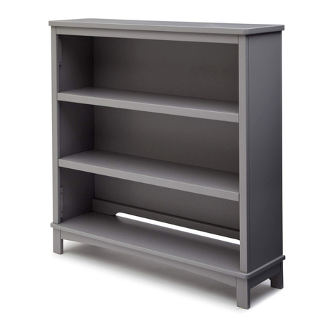 Delta Children Convertible Bookcase Assembly manual Delta Children Convertible Bookcase Assembly manual