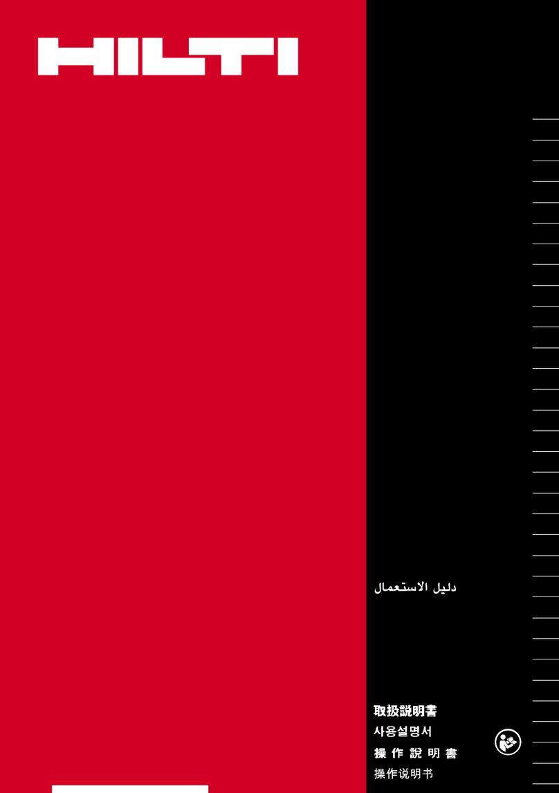 Hilti PRA 20G User manual