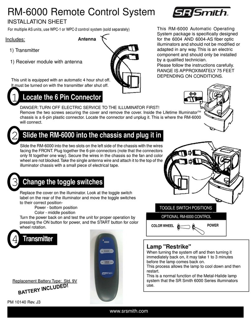 S.R.Smith RM-6000 Assembly instructions