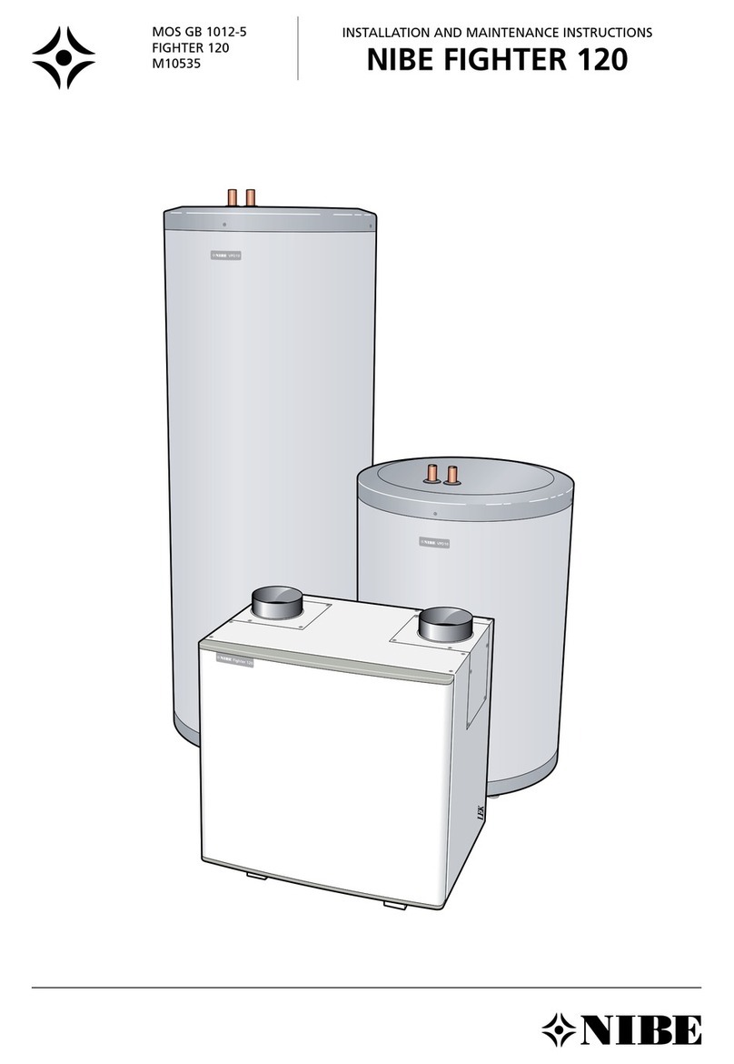Nibe FIGHTER 120 Installation and maintenance instructions