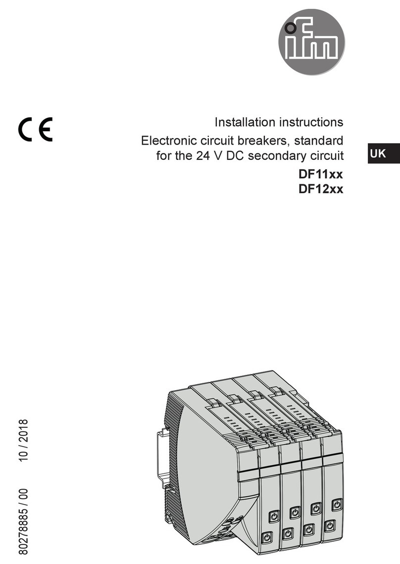 IFM DF12 Series installation instructions