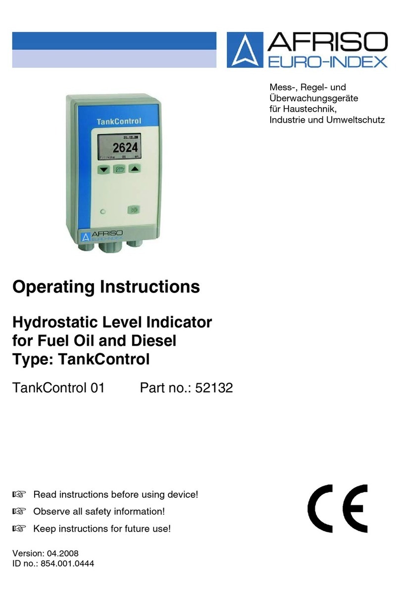 Afriso EURO-INDEX TankControl 01 User manual