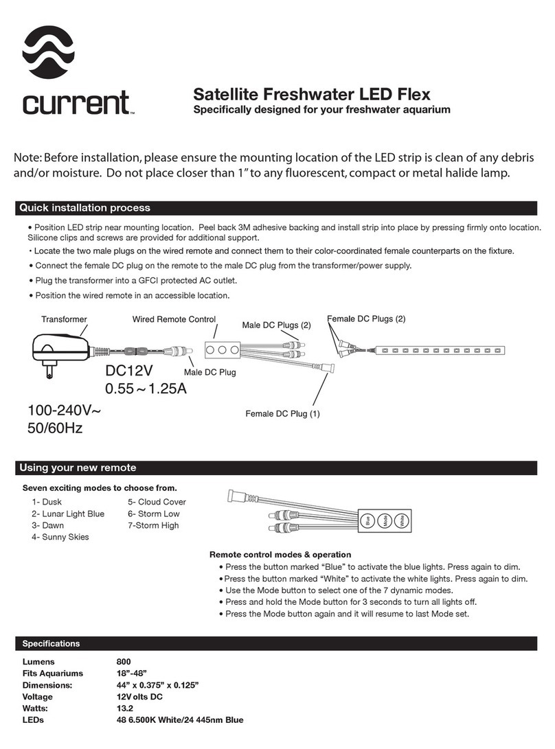 Current Satellite Freshwater LED Flex User manual