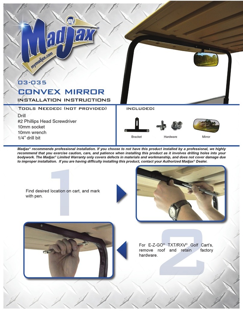 MadJax CONVEX MIRROR 03-035 installation instructions MadJax CONVEX MIRROR 03-035 installation instructions
