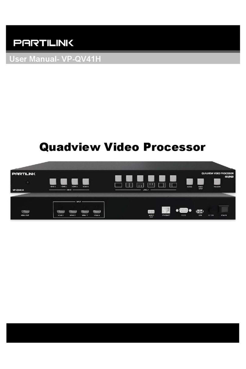 Partilink VP-QV41H user manual
