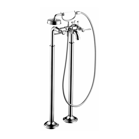 Hans Grohe AXOR Montreux 16562 1 Series Installation/User Instructions/Warranty Hans Grohe AXOR Montreux 16562 1 Series Installation/User Instructions/Warranty