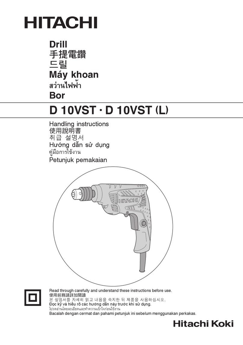 Hitachi D 10VST (L) Handling instructions