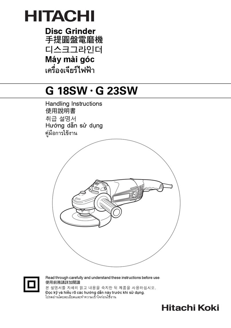 Hitachi G 18SW User manual