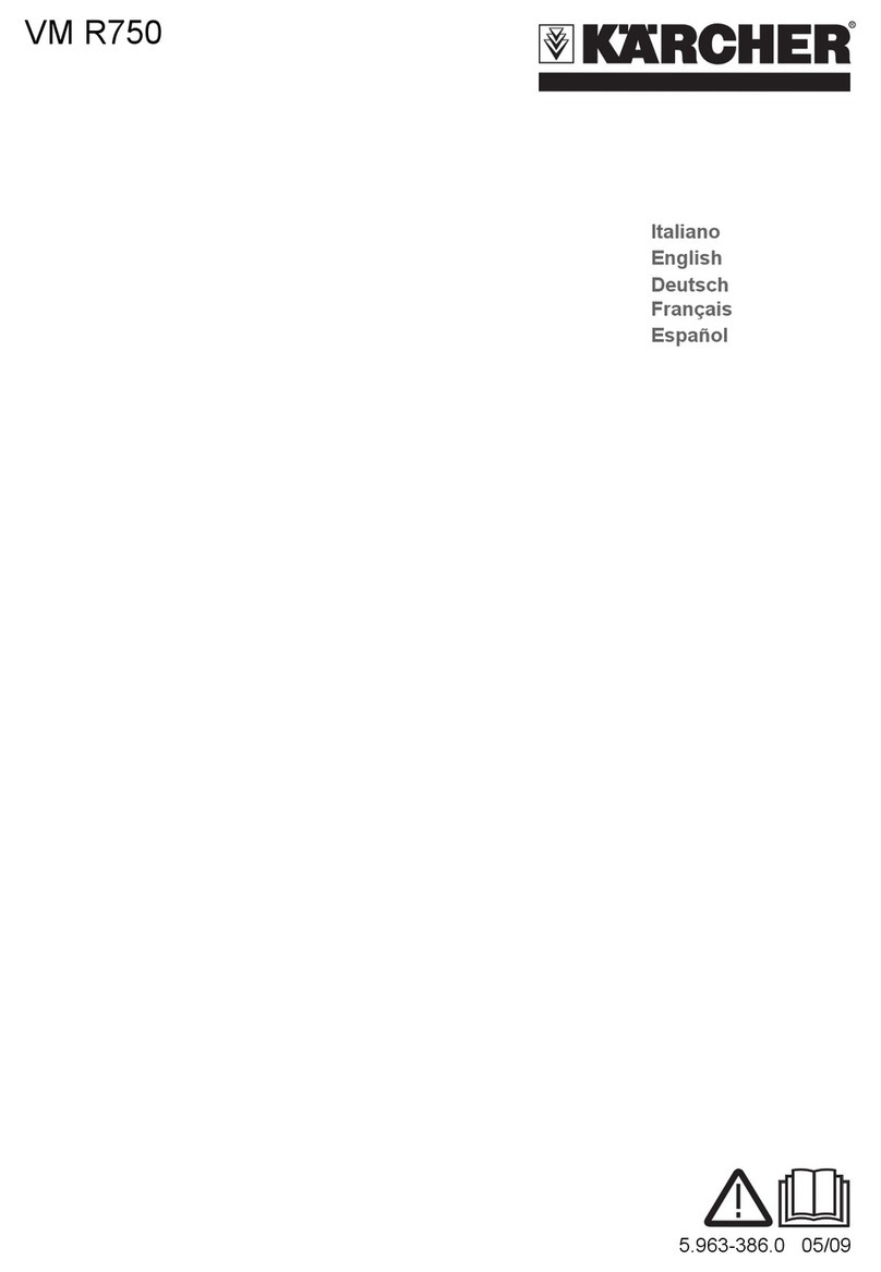 Kärcher VM R750 User manual
