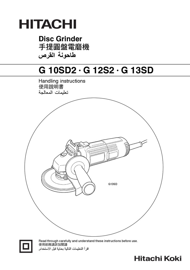 Hitachi G 10SD2 User manual Hitachi G 10SD2 User manual