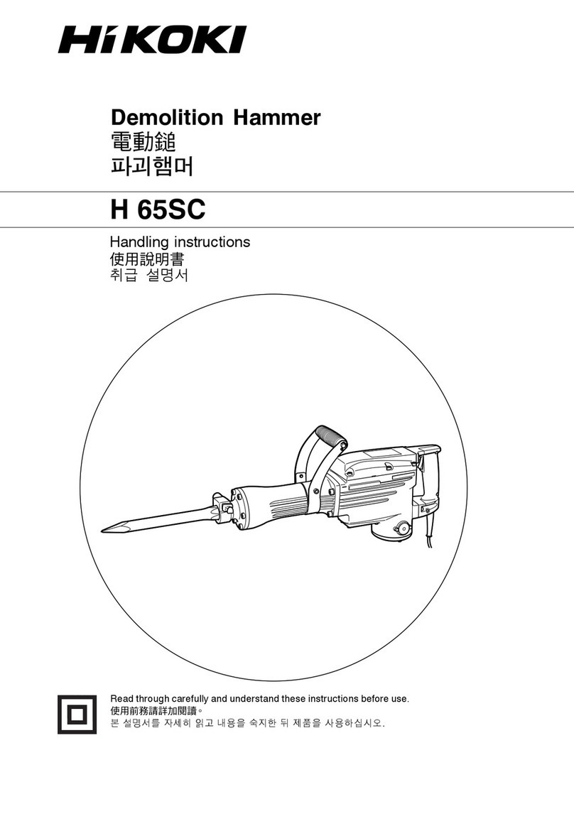 HIKOKI H 65SC Handling instructions