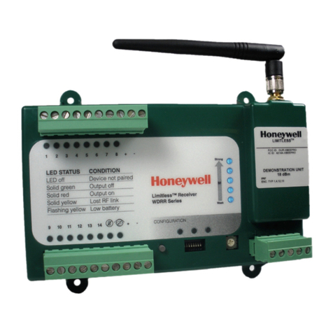 Honeywell Limitless WDRR Series User manual
