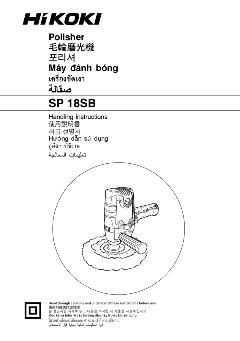 HIKOKI SP 18SB Handling instructions