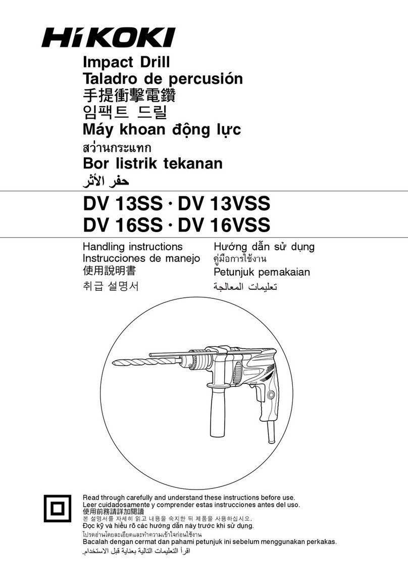 HIKOKI DV 13SS User manual
