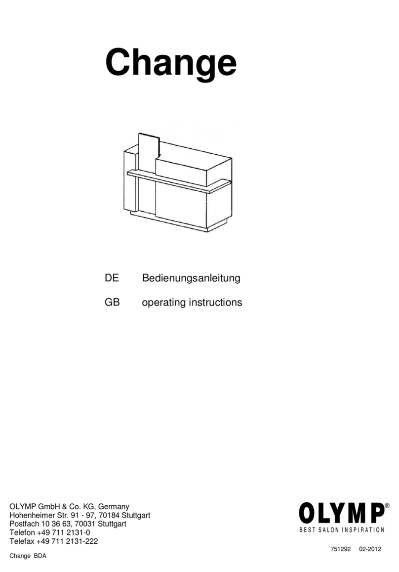 Olymp Change operating instructions Olymp Change operating instructions