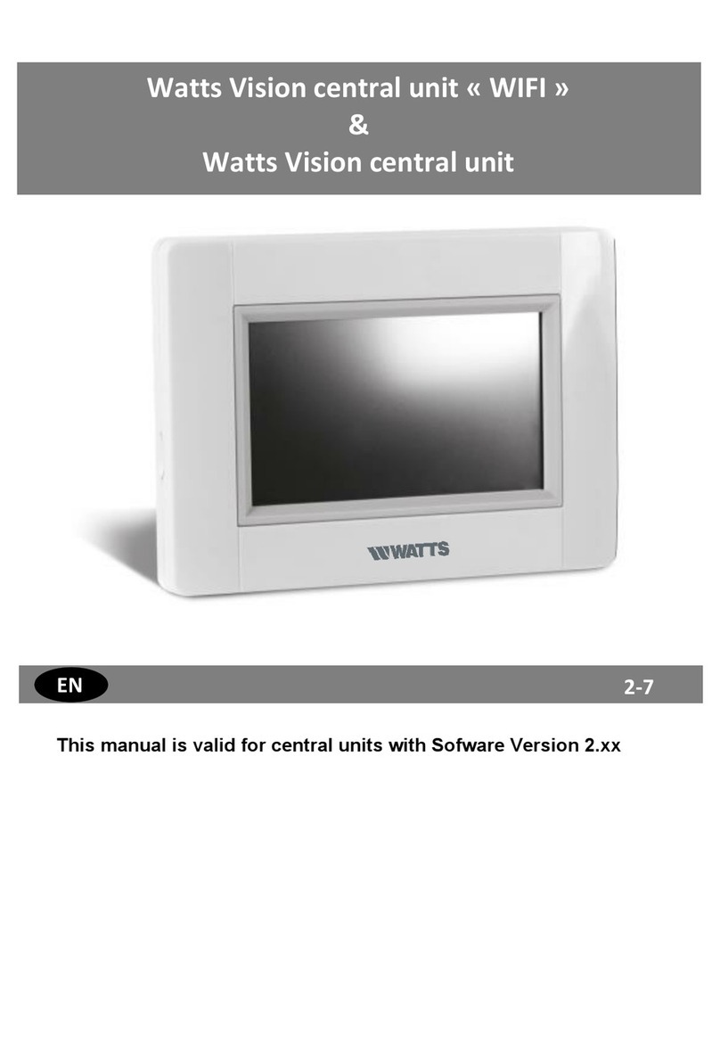 Watts Vision BT-CT02-RF User manual