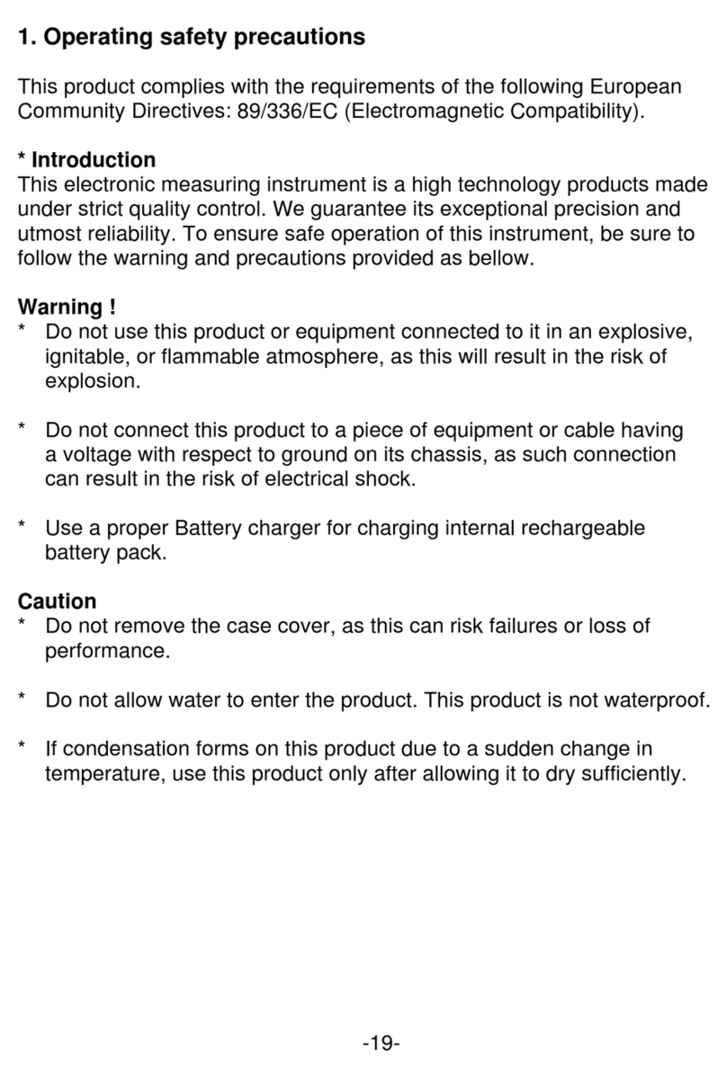 PeakTech 9017 User manual PeakTech 9017 User manual