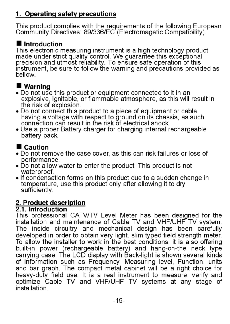 PeakTech 9018 manual