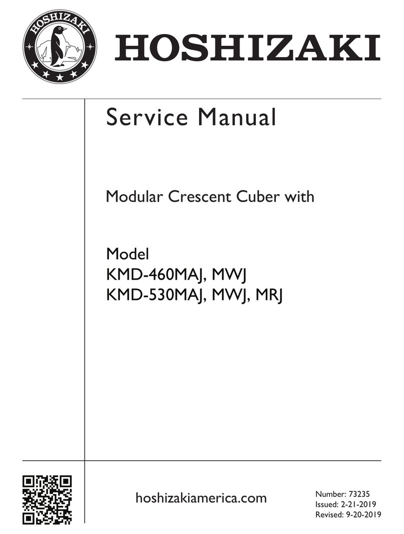 Hoshizaki KMD-460MAJ Service manual