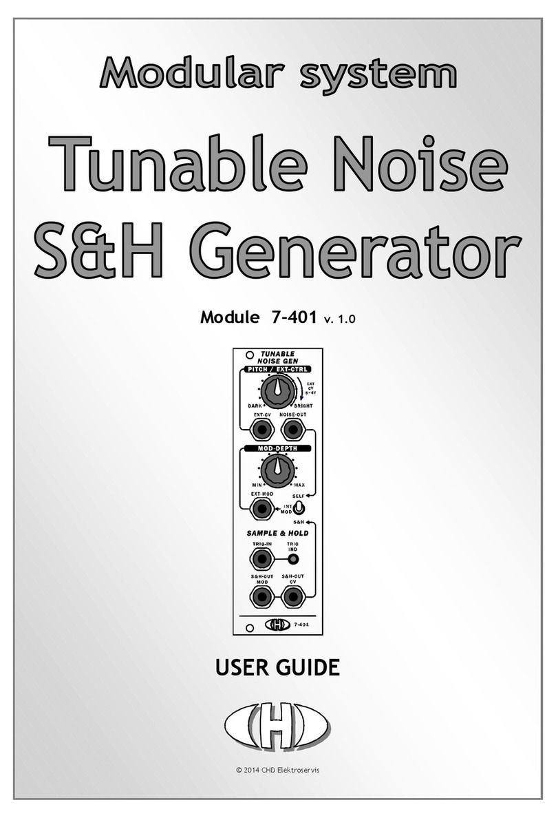 CHD Elektroservis 7-401 user guide