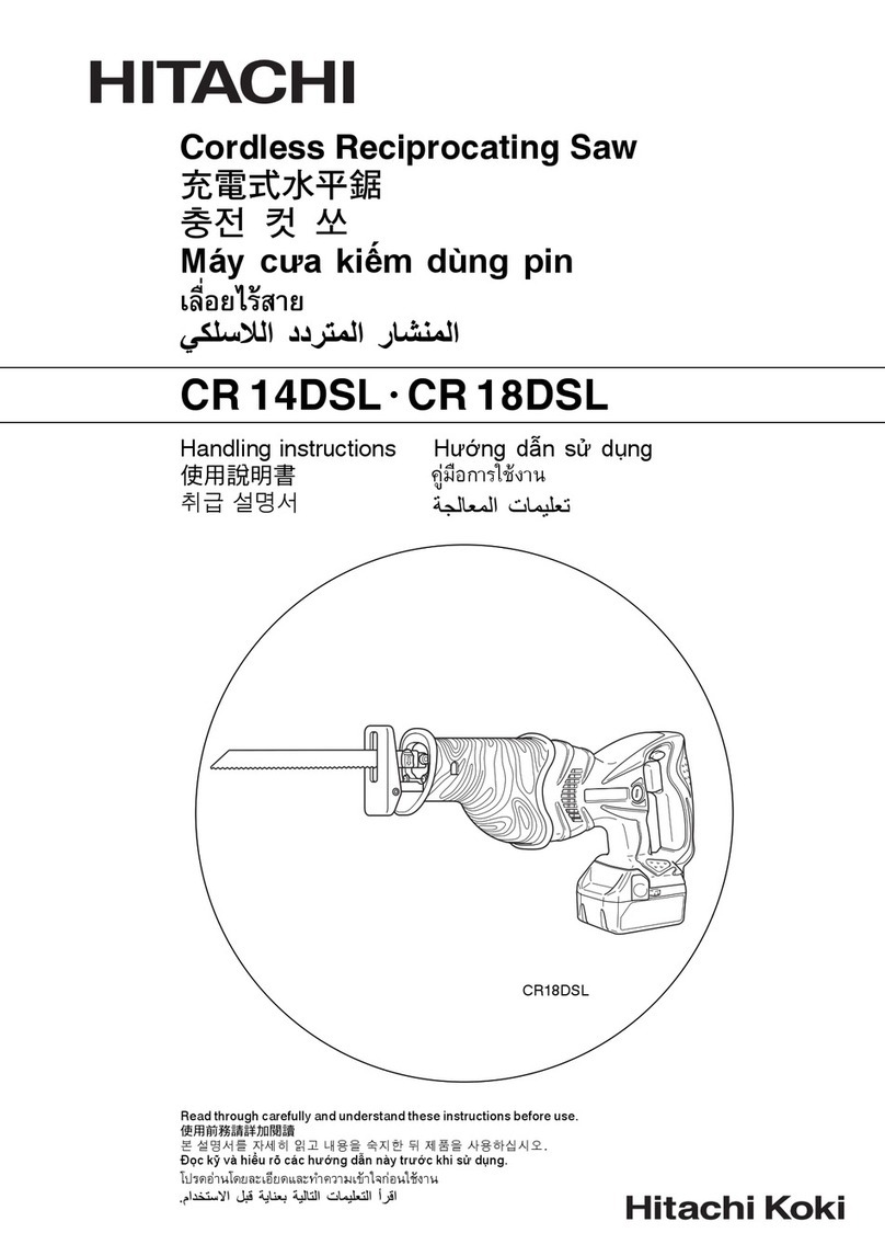 Hitachi CR 14DSL User manual