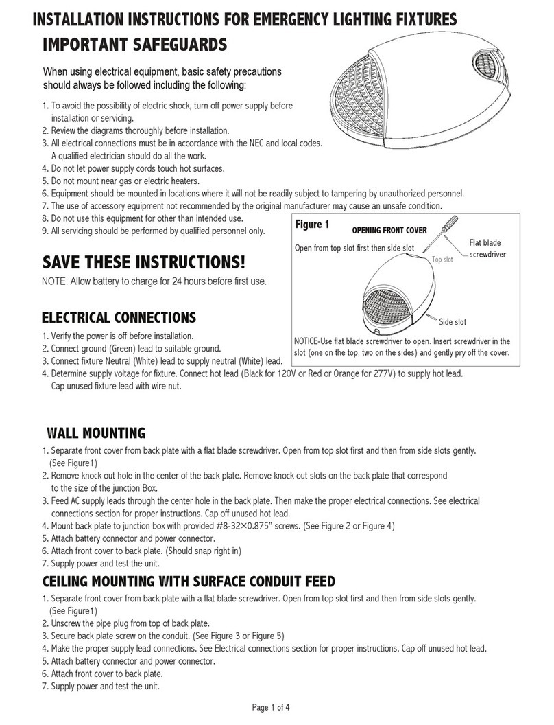e-conolight E-XML4 Series installation instructions