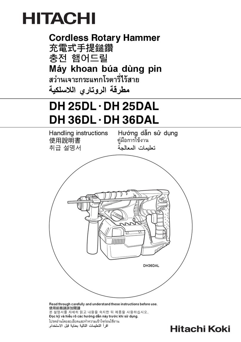 Hitachi DH 25DL User manual