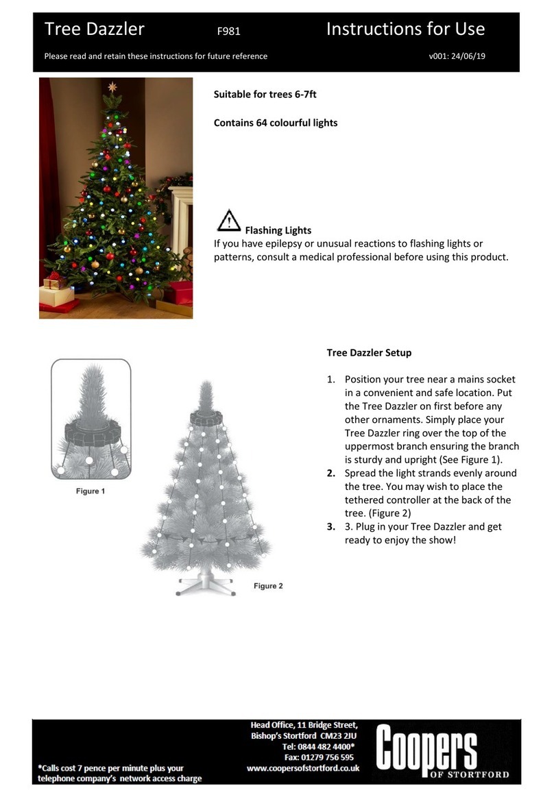 Coopers of Stortford Tree Dazzler Instructions for use
