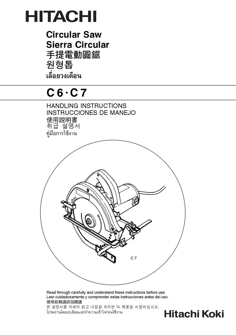 Hitachi C 6 User manual Hitachi C 6 User manual