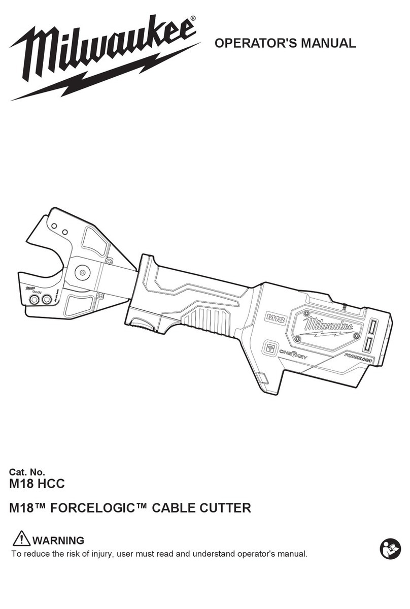 Milwaukee M18 FORCELOGIC Series Operator's manual