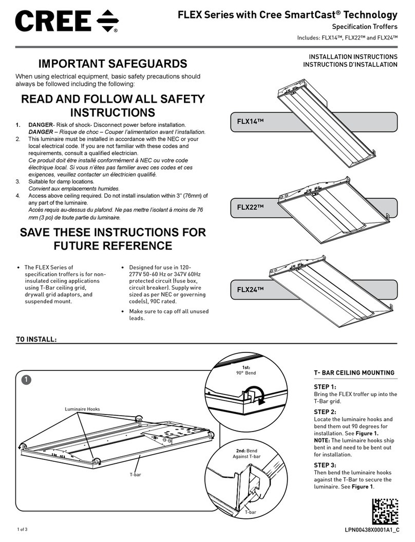 Cree SmartCast FLEX Series User manual