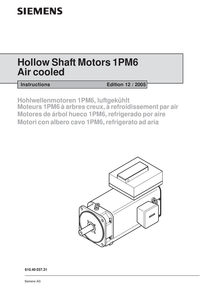 Siemens 1PM6 Series User manual