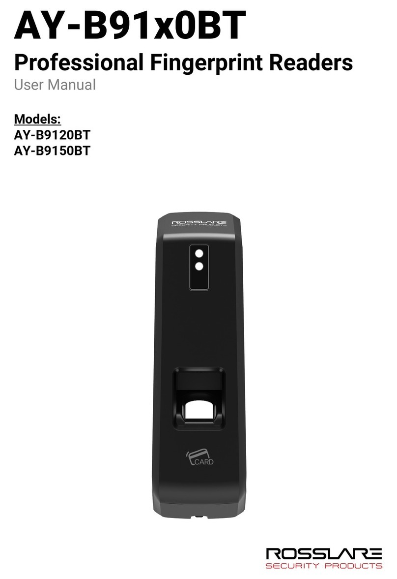 Rosslare AY-B91 0BT Series User manual