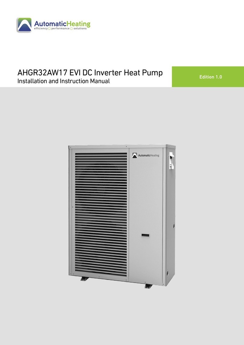Automatic Heating AHGR32AW17 Installation and instruction manual
