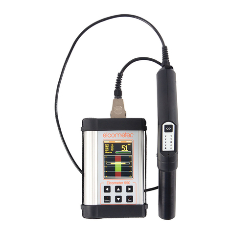 Elcometer 550 operating instructions