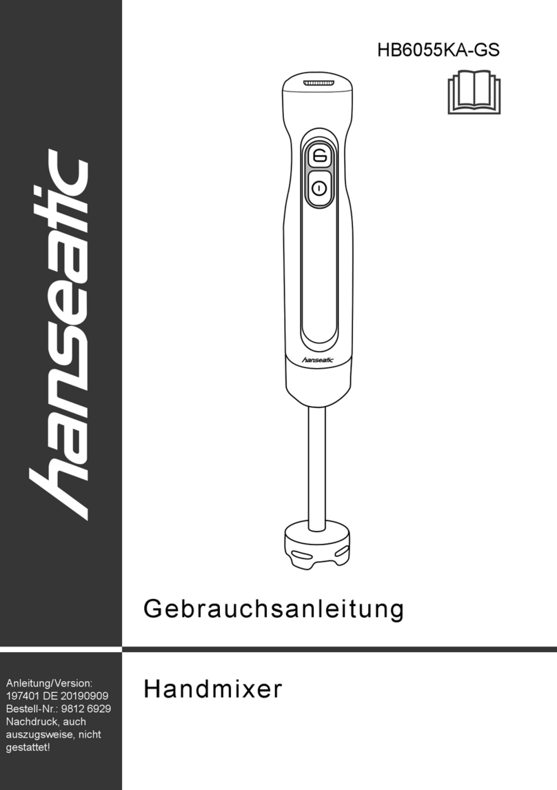 Hanseatic HB6055KA-GS user manual