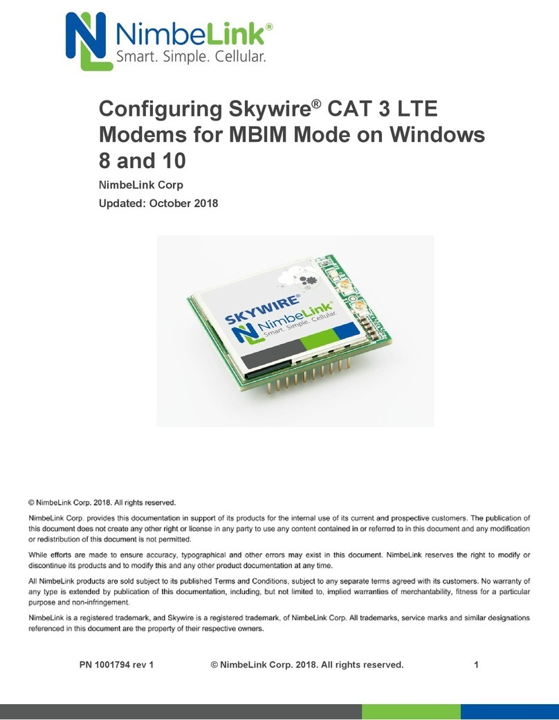 NimbeLink Skywire Series manual
