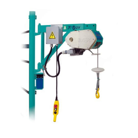 IMER TR 225 2V Operating, maintenance, spare parts manual
