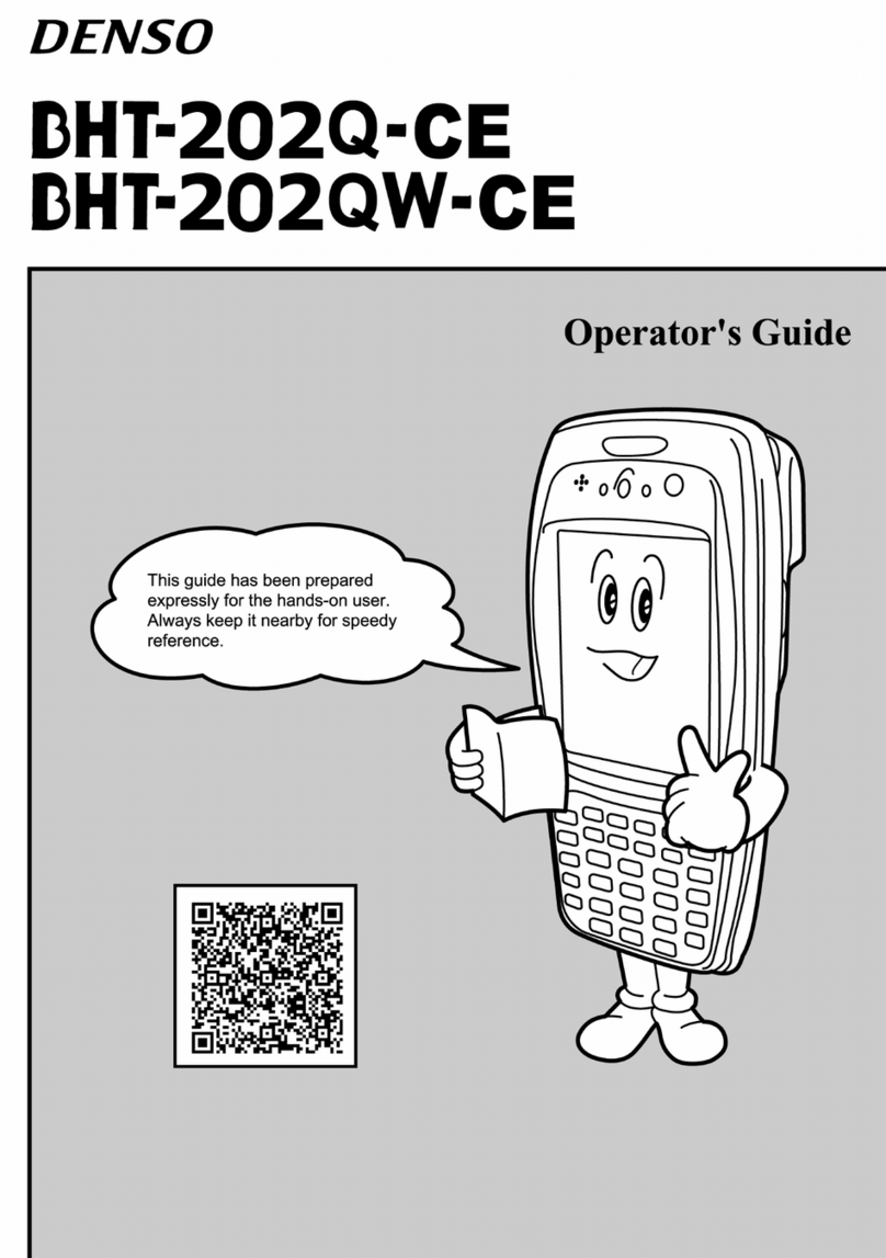 Denso BHT-202Q-CE Operator's guide