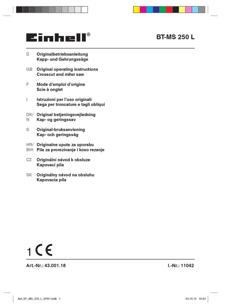 EINHELL BT-MS 250 L Original operating instructions EINHELL BT-MS 250 L Original operating instructions