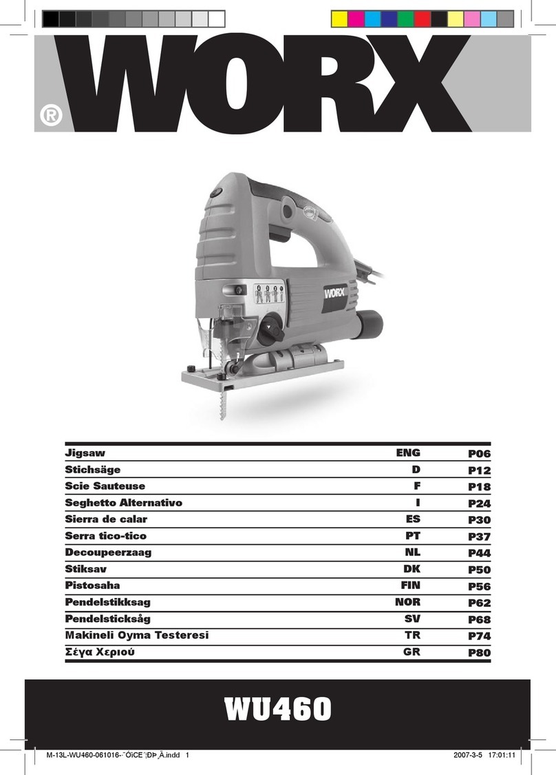 Worx WU460 User manual Worx WU460 User manual