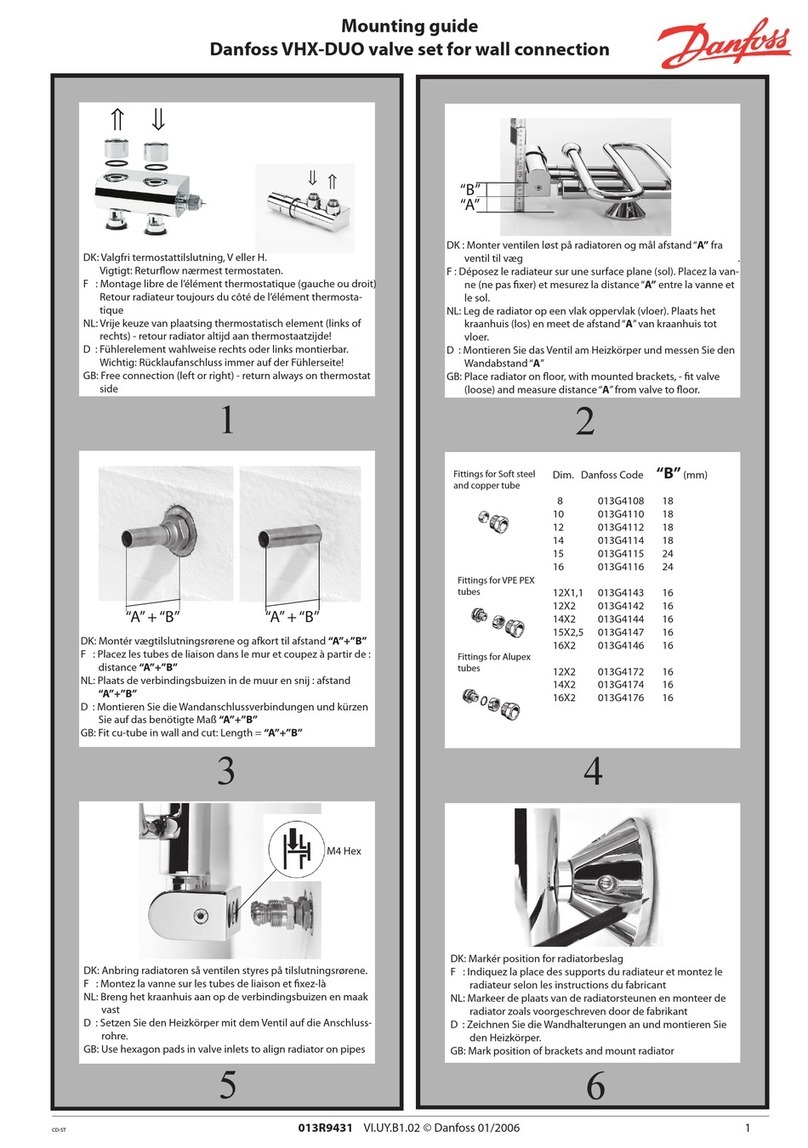 Danfoss VHX-DUO Mounting guide