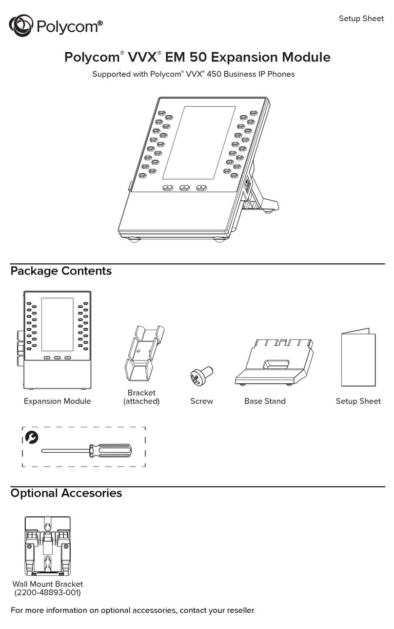 Polycom VVX EM 50 Manual