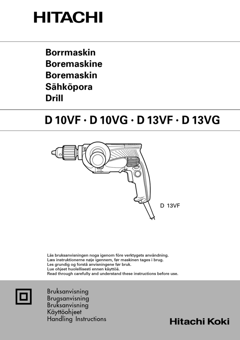 Hitachi D 10VF Handling instructions