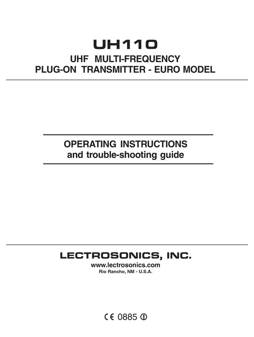 Lectrosonics UH110 User manual