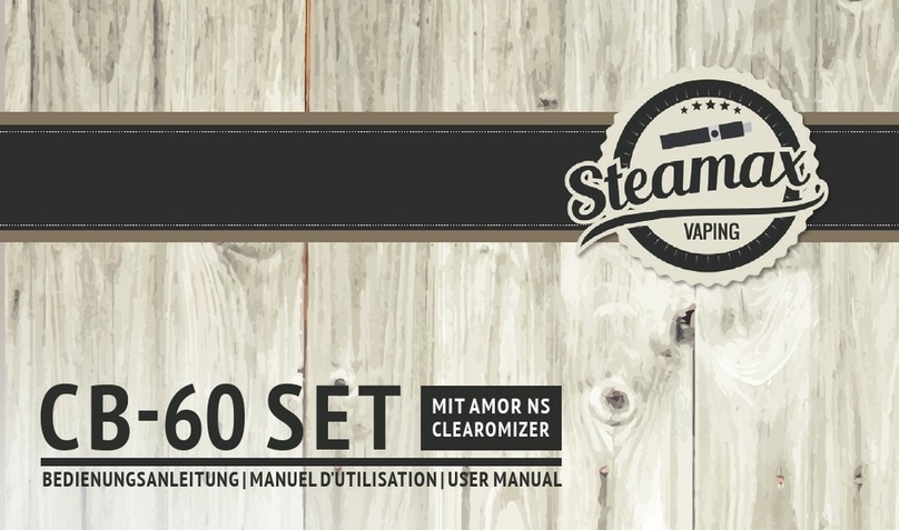 STEAMAX CB-60 User manual STEAMAX CB-60 User manual