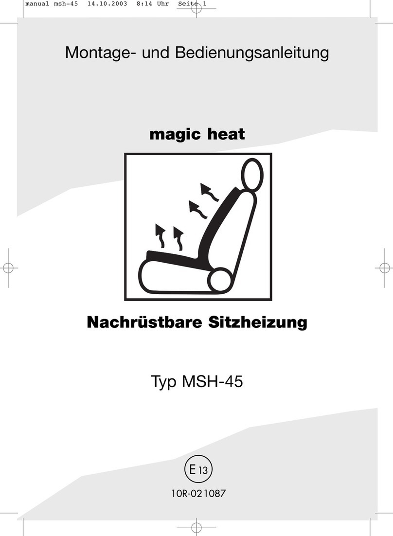 Waeco MSH-45 Installation and operating instructions